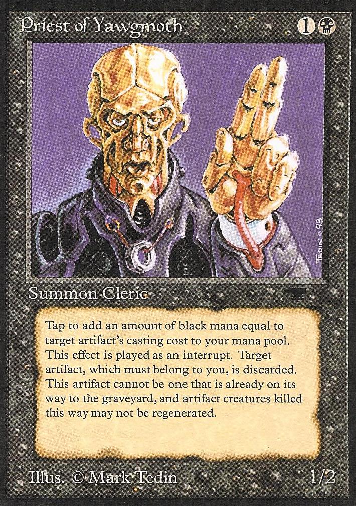Priest of Yawgmoth (Antiquities) Near Mint