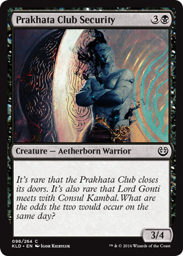 Prakhata Club Security (Kaladesh) Medium Play