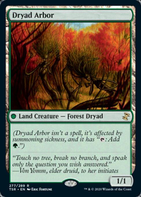Dryad Arbor (Time Spiral Remastered) Near Mint Foil