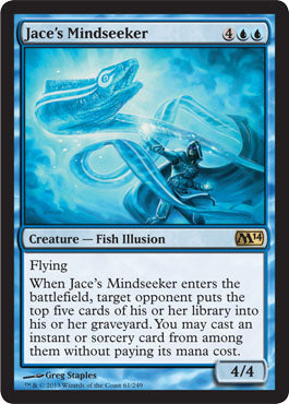 Jace's Mindseeker (Magic 2014 Core Set) Medium Play Foil