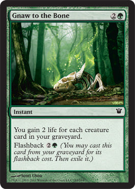 Gnaw to the Bone (Innistrad) Medium Play