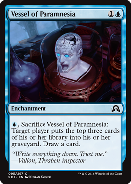 Vessel of Paramnesia (Shadows Over Innistrad) Medium Play