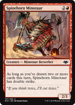 Spinehorn Minotaur (Modern Horizons) Near Mint