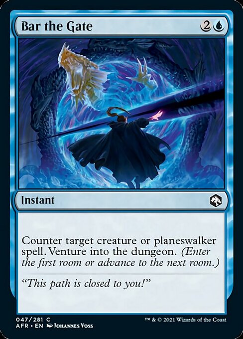 Bar the Gate (Adventures in the Forgotten Realms) Light Play