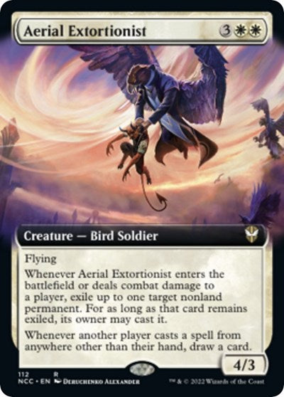 Aerial Extortionist (Extended Art) (Commander: Streets of New Capenna) Near Mint