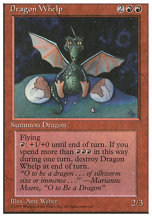 Dragon Whelp (4th Edition) Medium Play