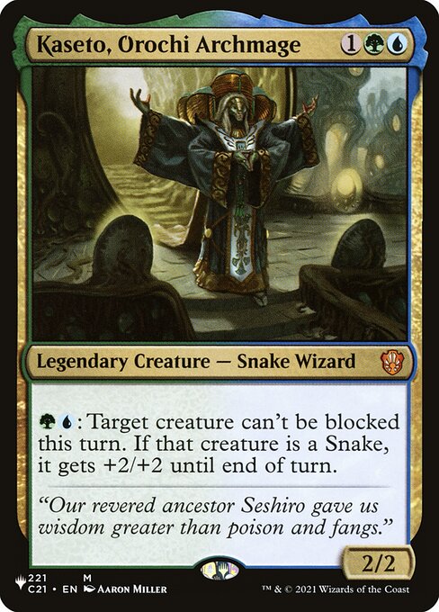 Kaseto, Orochi Archmage (The List) Near Mint
