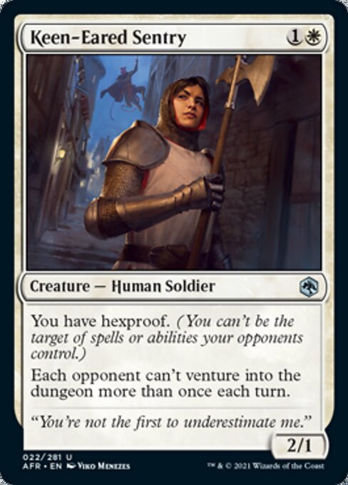 Keen-Eared Sentry (Adventures in the Forgotten Realms) Near Mint Foil
