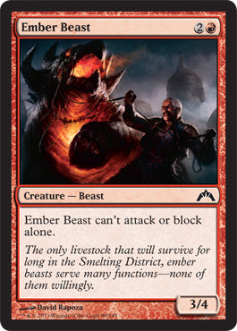 Ember Beast (Gatecrash) Light Play Foil