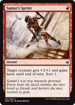 Samut's Sprint (War of the Spark) Near Mint