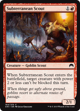 Subterranean Scout (Magic Origins) Medium Play
