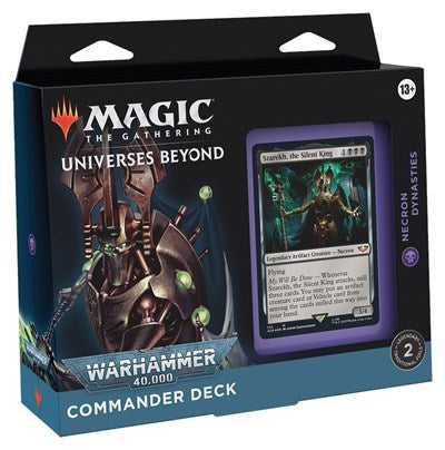 Universes Beyond: Warhammer 40,000 Necron Dynasties Commander Deck (Universes Beyond: Warhammer 40) New
