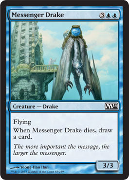 Messenger Drake (Magic 2014 Core Set) Medium Play