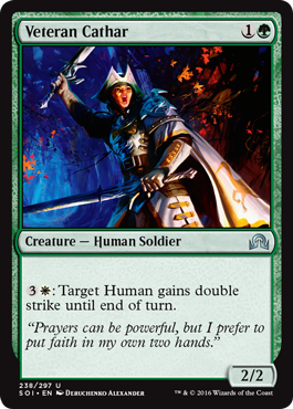Veteran Cathar (Shadows Over Innistrad) Near Mint
