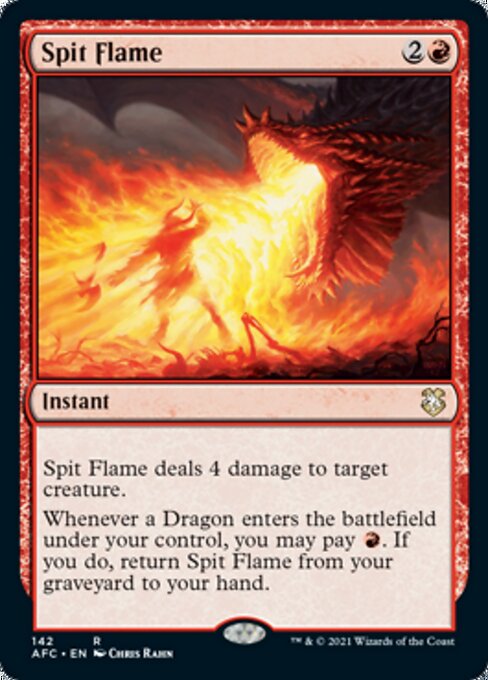 Spit Flame (Commander 2021 Forgotten Realms) Near Mint