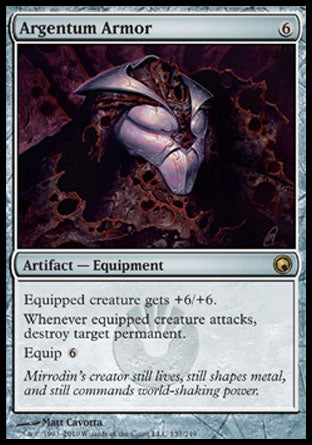 Argentum Armor (Scars of Mirrodin) Medium Play