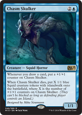 Chasm Skulker (Magic 2015 Core Set) Medium Play