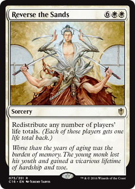 Reverse the Sands (Commander 2016 Edition) Light Play