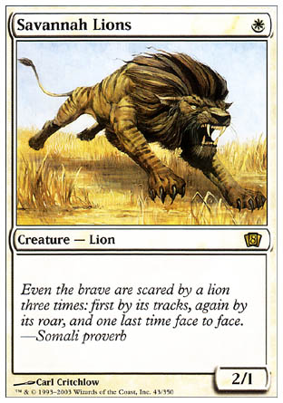 Savannah Lions (8th Edition) Medium Play