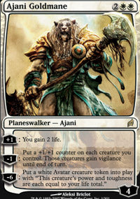 Ajani Goldmane (Lorwyn) Heavy Play