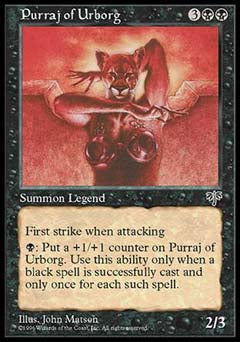 Purraj of Urborg (Mirage) Medium Play
