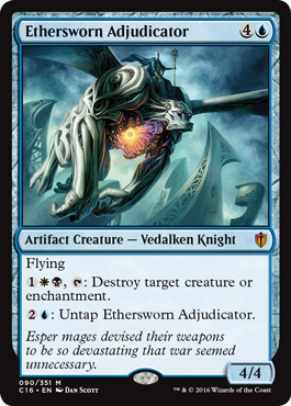 Ethersworn Adjudicator (Commander 2016 Edition) Medium Play
