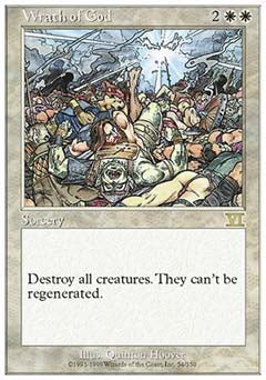 Wrath of God (Classic 6th Edition) Medium Play