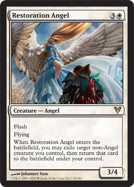 Restoration Angel (Avacyn Restored) Medium Play Foil