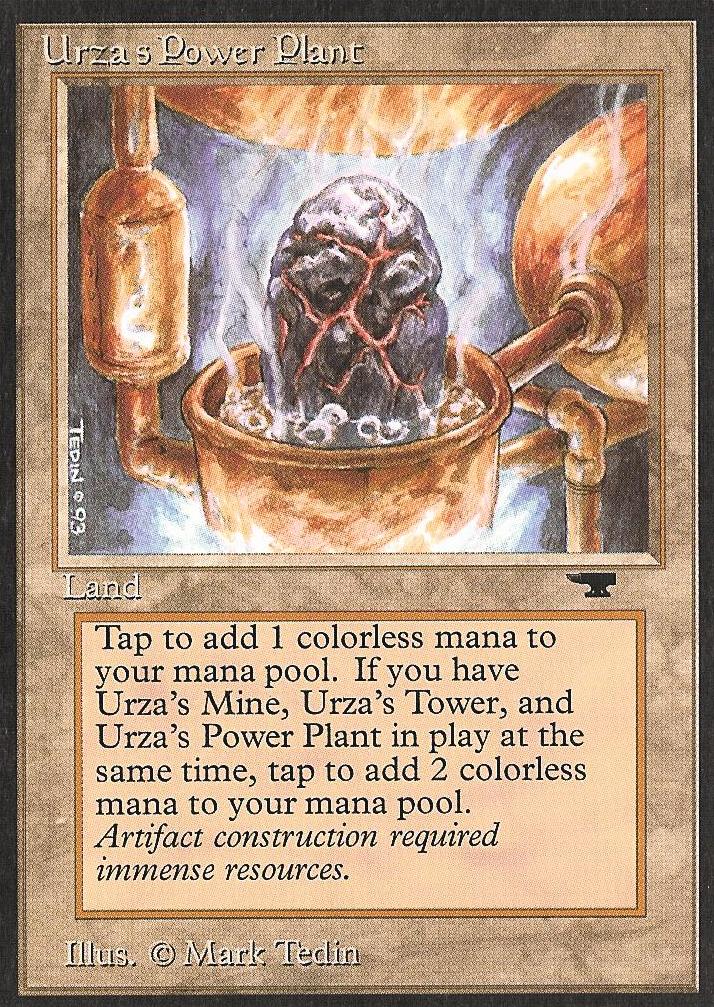 Urza's Power Plant (Pot) (Antiquities) Medium Play
