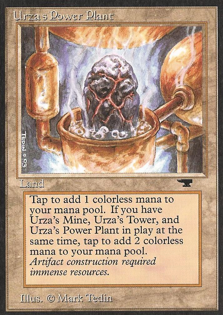 Urza's Power Plant (Pot) (Antiquities) Heavy Play