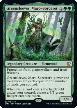 Greensleeves, Maro-Sorcerer (Commander: Dominaria United) Light Play