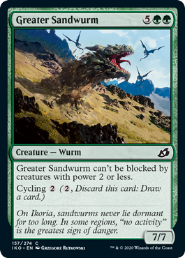 Greater Sandwurm (Ikoria: Lair of Behemoths) Near Mint