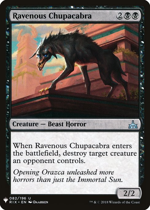 Ravenous Chupacabra (Mystery Booster) Near Mint