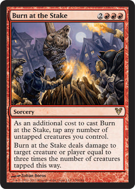 Burn at the Stake (Avacyn Restored) Light Play Foil