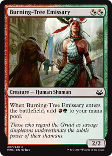 Burning-Tree Emissary (Modern Masters 2017) Near Mint