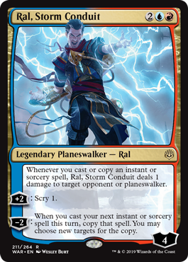 Ral, Storm Conduit (War of the Spark) Near Mint Foil