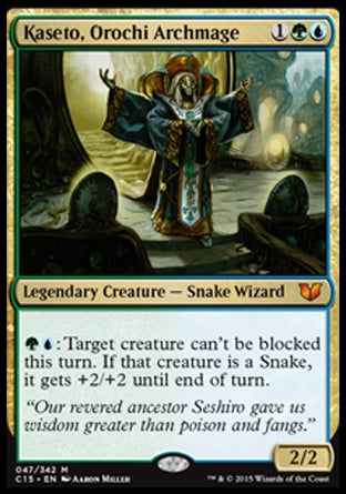 Kaseto, Orochi Archmage (Commander 2015) Medium Play