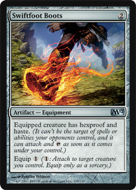 Swiftfoot Boots (Magic 2012 Core Set) Light Play