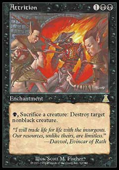 Attrition (Urza's Destiny) Medium Play Foil