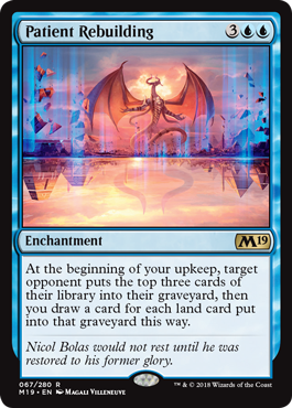 Patient Rebuilding (Magic 2019 Core Set) Near Mint