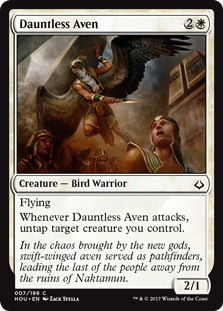 Dauntless Aven (Hour of Devastation) Medium Play