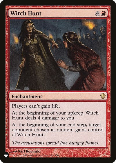Witch Hunt (The List) Near Mint