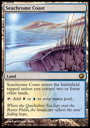 Seachrome Coast (Scars of Mirrodin) Medium Play