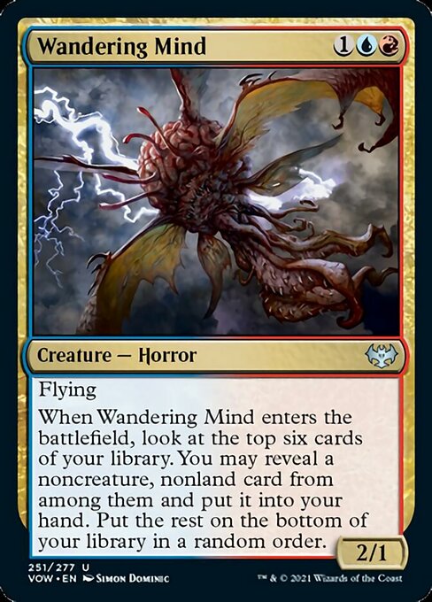 Wandering Mind (Innistrad: Crimson Vow) Near Mint Foil