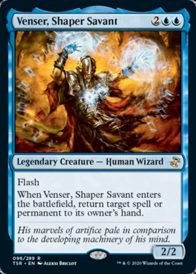 Venser, Shaper Savant (Time Spiral Remastered) Near Mint Foil