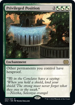 Privileged Position (Double Masters 2022) Light Play Foil