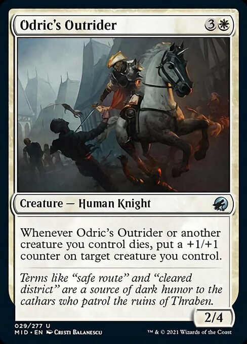 Odric's Outrider (Innistrad: Midnight Hunt) Near Mint