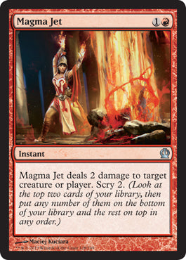 Magma Jet (Theros) Medium Play