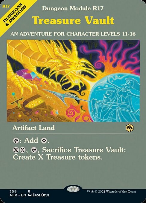 Treasure Vault (Showcase) (Adventures in the Forgotten Realms) Near Mint Foil