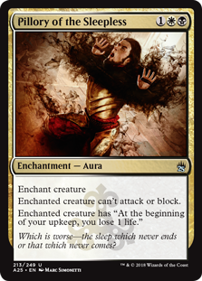Pillory of the Sleepless (Masters 25) Light Play Foil